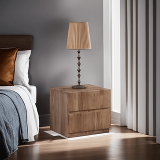Fulton Brown Bed Side Table Singapore