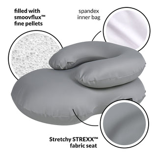 the fwooa – ultra versatile spandex bean bag with armrest by doob