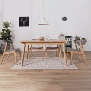 Galen Wooden Extendable Dining Table Singapore