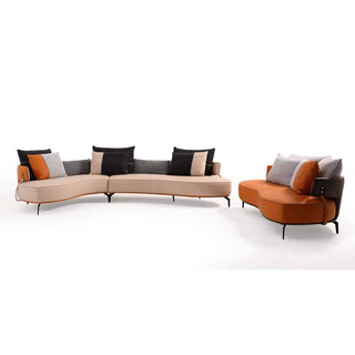Galileo Genuine Leather Loveseat Sofa by Chattel Singapore