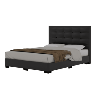 Gemini Faux Leather Bed Frame Singapore
