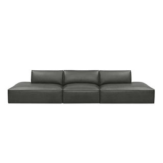 Giacomo Premium Aniline Leather Armless 4 Seater Sofa by Chattel Singapore