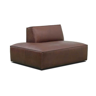 Giacomo Premium Aniline Leather Left Extended Unit by Chattel Singapore