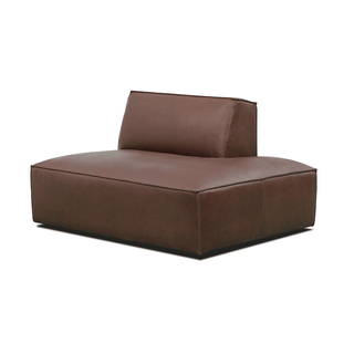 Giacomo Premium Aniline Leather Right Extended Unit by Chattel Singapore