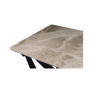 Giuliano Polished Sintered Stone Dining Table (140cm/160cm/180cm) Singapore