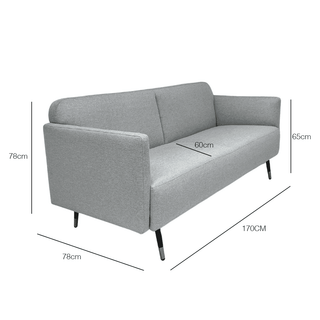 Greta Fabric Sofa by Zest Livings (Eco Clean | Water Repellent) Singapore