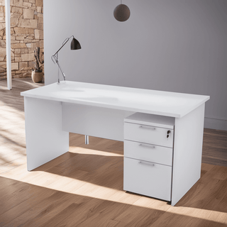 Guinevere Study Table (150cm) with Mobile Pedestal Singapore