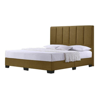 Hanks Brown Fabric Bed Frame (Water Repellent) Singapore