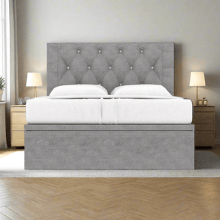 Hansen Fabric Storage Bed (Pet Friendly) Singapore