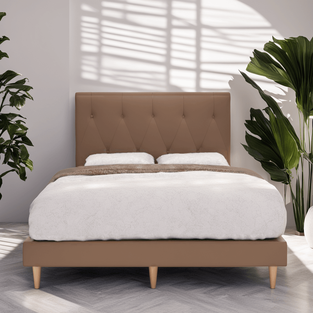 Harrier Leathaire Bed Frame – Megafurniture