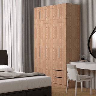 Harrison 5 Door Open Wardrobe with Top Singapore