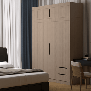 Harrison 6 Door Open Wardrobe with Top Singapore