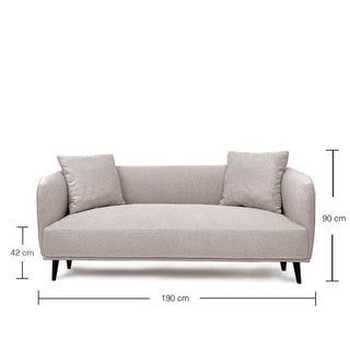 Heather 2.5 Fabric Seater Sofa by Zest Livings Singapore