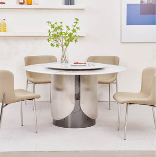 Hector Sintered Stone Round Dining Table Singapore