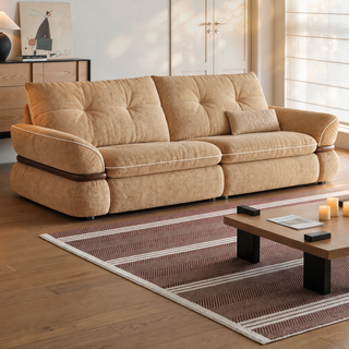 Fabric sofa in a living room