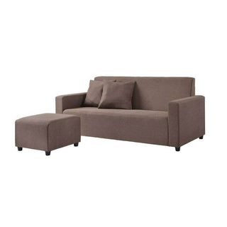 Holly 3 Seater Fabric Sofa with Stool (Water Repellent) Singapore