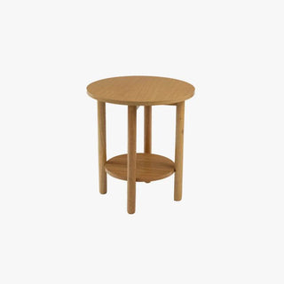 Holly Round Wooden Side Table Singapore
