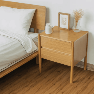 Holly Wooden Bedside Table Singapore