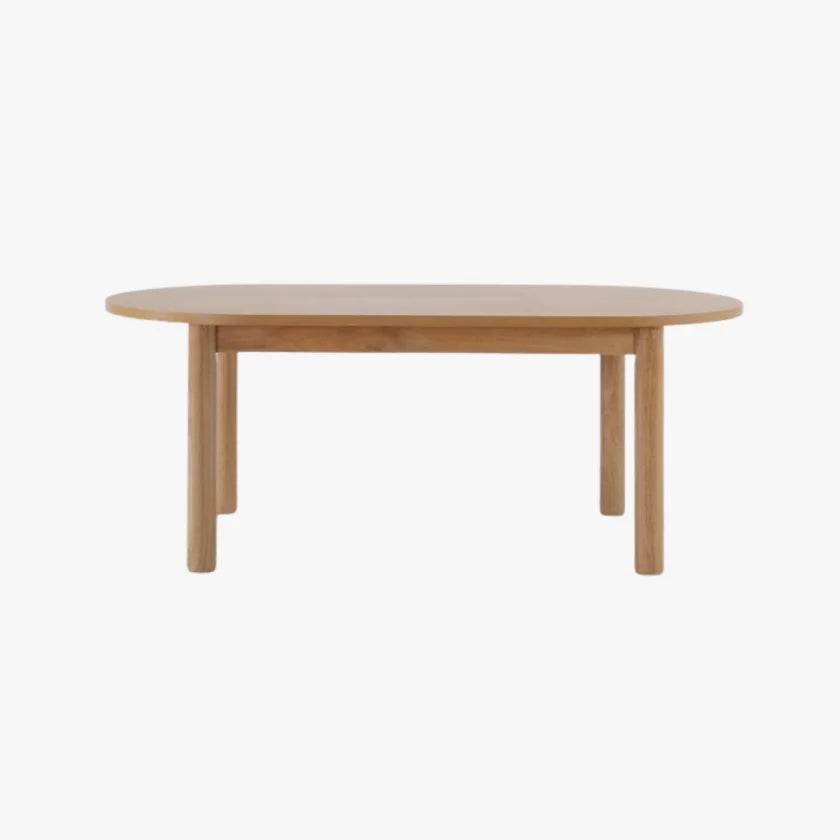 Holly Wooden Oval Coffee Table Singapore