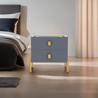 Hopson Bedside Table with LED Light Singapore