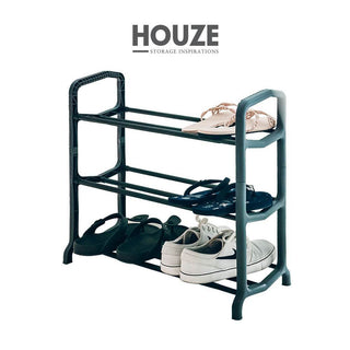 HOUZE - 3 Tier Extendable Shoe Rack (Length: 51-90cm) Singapore