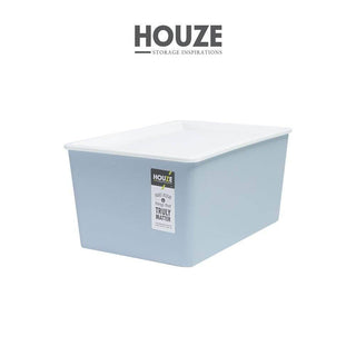 HOUZE 5L Linear Box with Lid - Blue Singapore