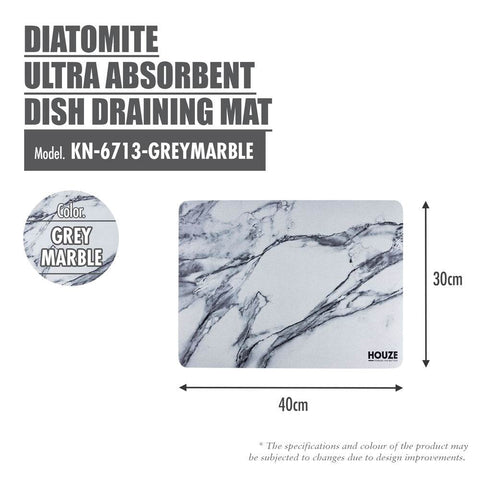 HOUZE - Diatomite Ultra Absorbent Dish Draining Mat Singapore