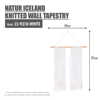 HOUZE - Natur Iceland Knitted Wall Tapestry Singapore