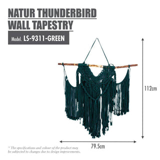 HOUZE - Natur Thunderbird Knitted Wall Tapestry Singapore