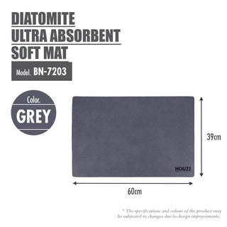 HOUZE - Soft Diatomite Absorbent Mat - Assorted Colour Singapore