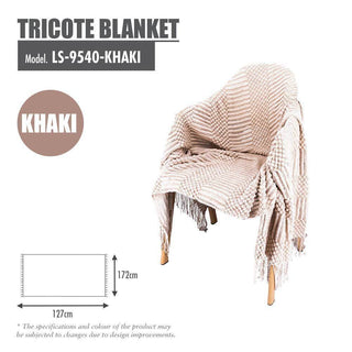 HOUZE - Tricote Blanket - Khaki Singapore