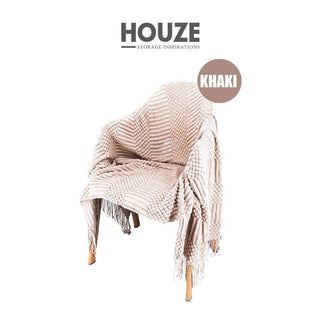 HOUZE - Tricote Blanket - Khaki Singapore