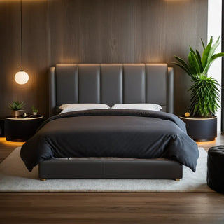 Anderes Faux Leather Bed Frame