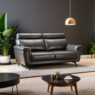 Bianca Faux Leather Sofa