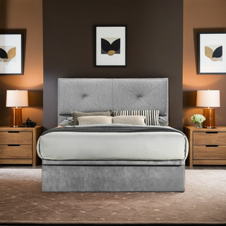 Geralle Fabric Storage Bed