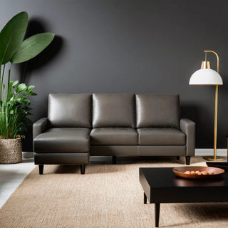 Aurora Faux Leather L-Shape Sofa