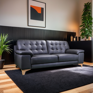 Chiyoko Genuine Leather Sofa