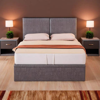 Razi Faux Leather Storage Bed Frame