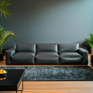 Giacomo Premium Leather 4 Seater Sofa