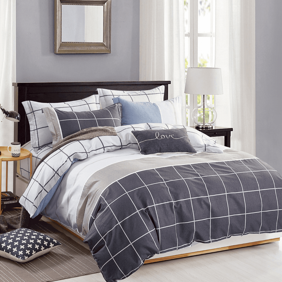 iSleep Oxford 100% Pure Cotton Bed Sheet Set (480TC) - HS102 Singapore