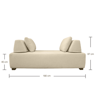 Jac 2.5 Seater Fabric Sofa by Zest Livings Singapore