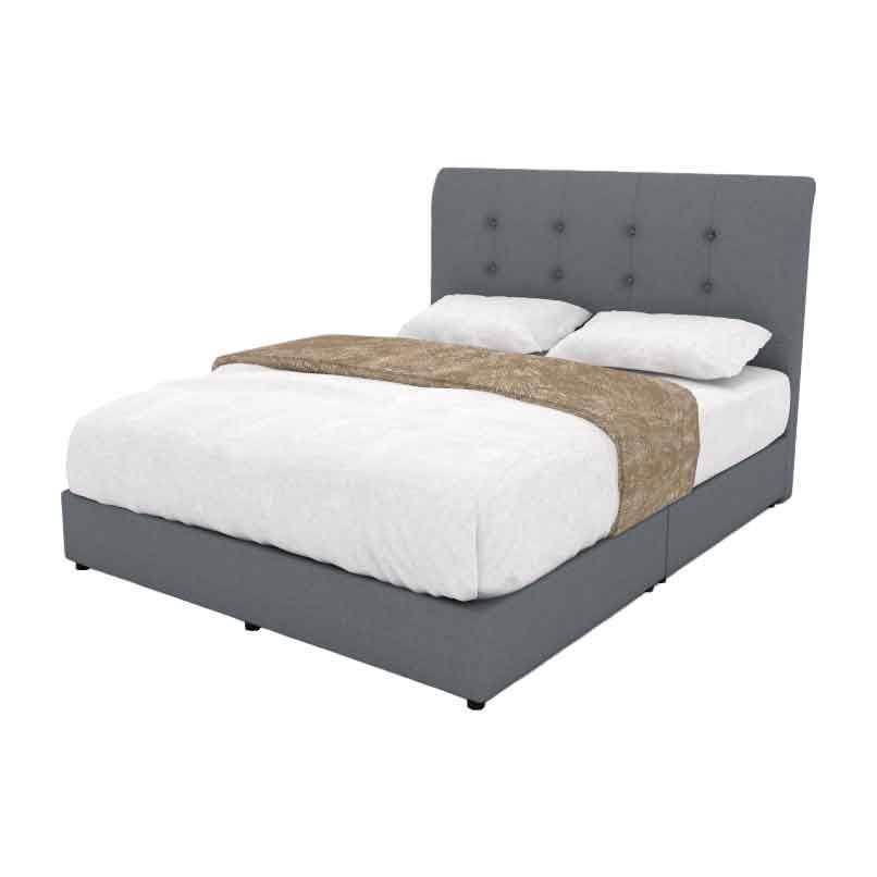 Jeremy Fabric Bed Frame (Water Repellent) Singapore