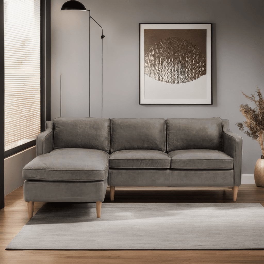 Faux Leather Sofa Megafurniture