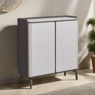 Jules 2 Door Shoe Cabinet with Sintered Stone Top Singapore