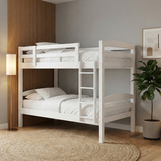 Juliette White Wooden Double Decker Bed