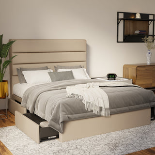 Corlune Faux Leather Drawer Bed Frame (Pet Friendly) by Esteller