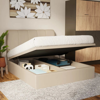 Caldrin Faux Leather Storage Bed Frame (Pet Friendly) by Esteller
