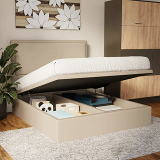 Shiro Faux Leather Storage Bed Frame (Pet Friendly) by Esteller
