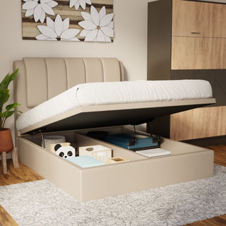 Asteron Faux Leather Storage Bed Frame (Pet Friendly) by Esteller