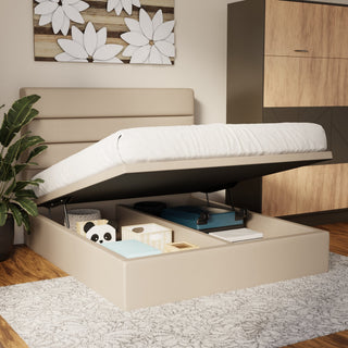Corlune Faux Leather Storage Bed Frame (Pet Friendly) by Esteller